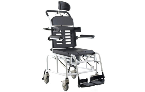 Alerta Aqua Tilt-In-Space Hi-Lo Shower Commode Chair image 1