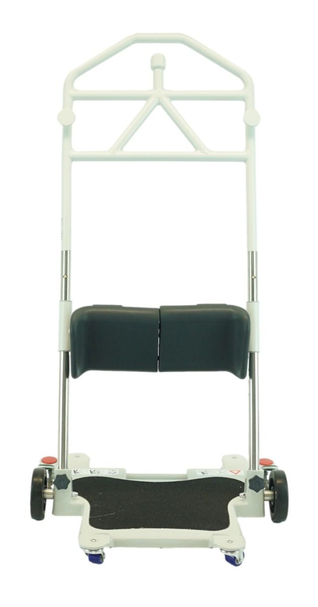 transfer turning device front on wheels on white background