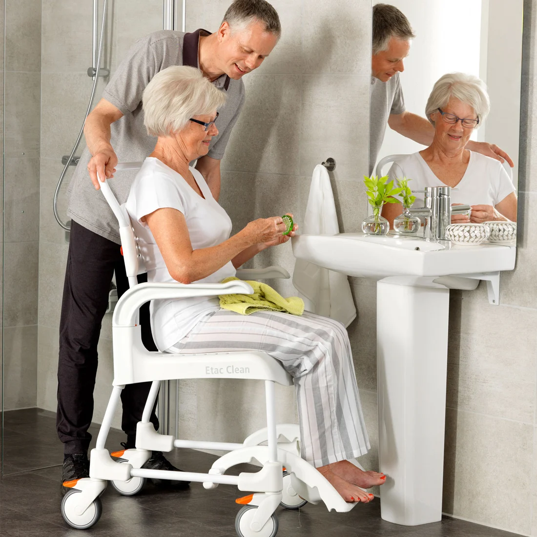 Etac Clean Mobile Shower Commode