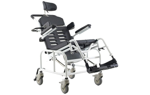 Alerta Aqua Tilt-In-Space Hi-Lo Shower Commode Chair image 0